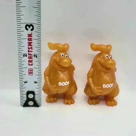 TWO YOWIE Boof Guardian Baby Animals Collection 2.25" Toy Orange Sparkle Figure - Picture 6 of 6